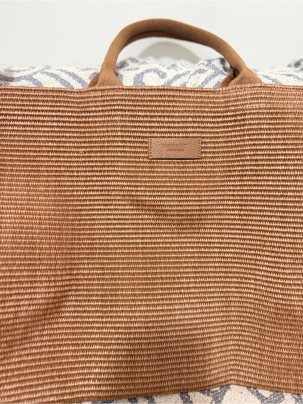Burberry rattan tote